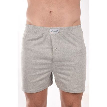 onurel boxer κλασικο με κουμπι γκρι